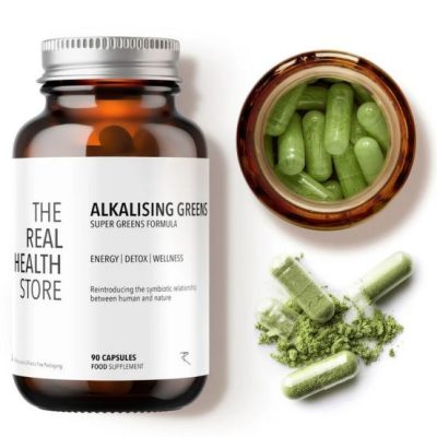 TRHS - Alkalising Greens (Chlorophyll-rich energy formula) - 90 Capsules