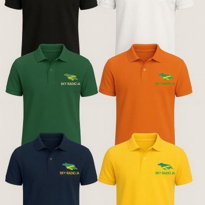 SkyRadioJA Collared Tee Shirts