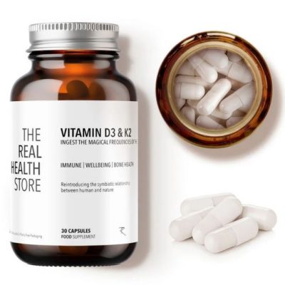 TRHS - Vitamin D3 and K2 3000IU Includes -  Pine tree D3, K2 MK-7, Irish moss, MCT